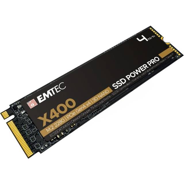Emtec ecssd2tx400 – interne ssd – m.2 2280 nvme – pcie gen4x4 – x400 power pro k