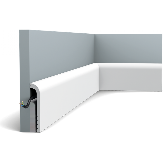 Orac Decor SX185 LUXXUS CASCADE Cover Skirting decorative moulding baseboard 2 m