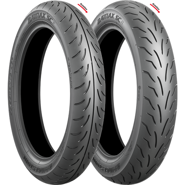 Bridgestone Battlax SC F ( 110/70-12 TL 47L M/C, Framhjul )