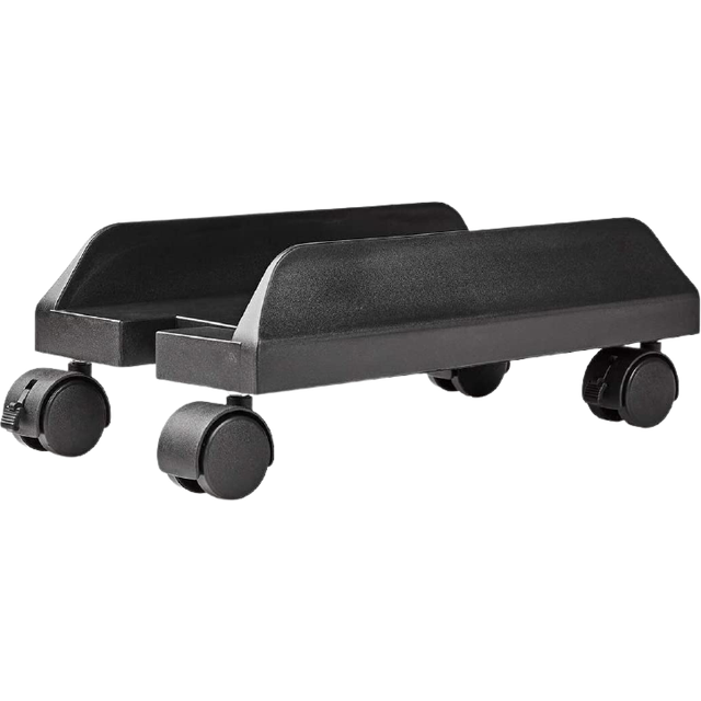 Adjustable Desktop Bast Station Computer Stand / Trolley / Mobile PC - Black High Quality