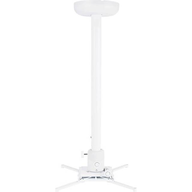Multibrackets M Universal Projector Ceiling Mount 900-1600 with Fine tune - Monteringssats (takmontering) - för projektor - aluminium - vit - takmonterbar