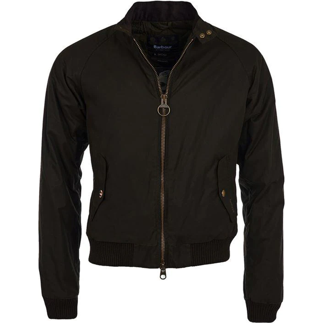 Barbour International Merchant Mens Wax Jacket - Olive - Size X-Large