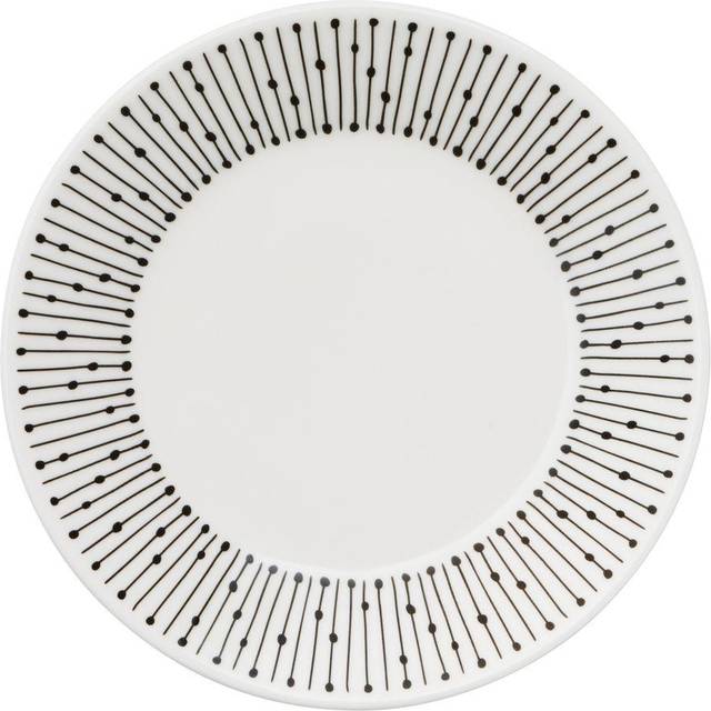 Mainio tallrik, 11,5 cm, sarastus - Svart/ vit