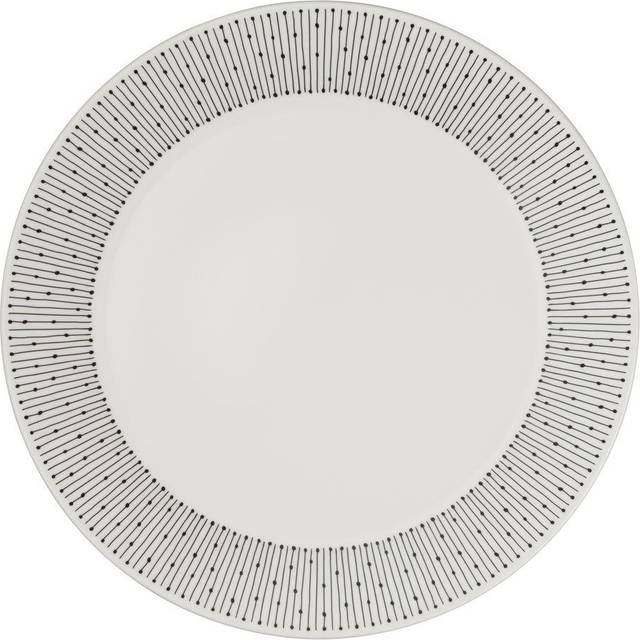 Arabia Mainio Sarastus plate Ø25 cm Black-white