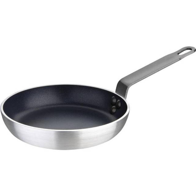 Hygiplas Aluminium Non-Stick Teflon Platinum Plus Frying Pan with Purple Handle