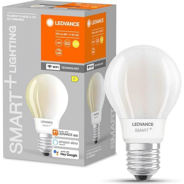 Ledvance 11W Smart WiFI Filament Classic Dimmable 2700 K E27 1521Lm Warm White - 4058075609730