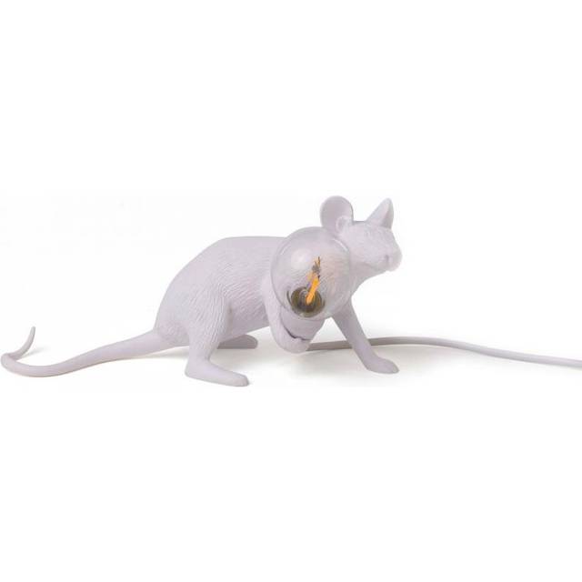 Seletti Mouse Lamp Lop Bordslampa Vit - Barnlampor Harts Vit - 15222