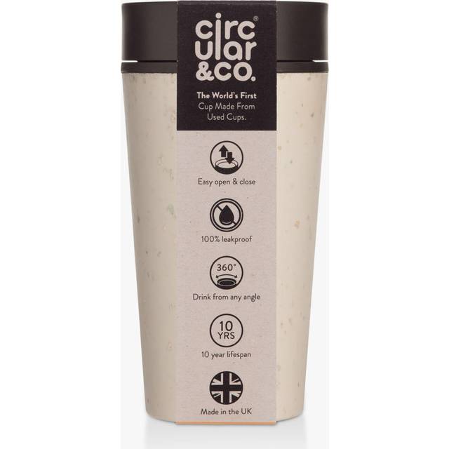 Circular & Co Reusable Coffee Cup - Cream & Faraway Blue 12oz