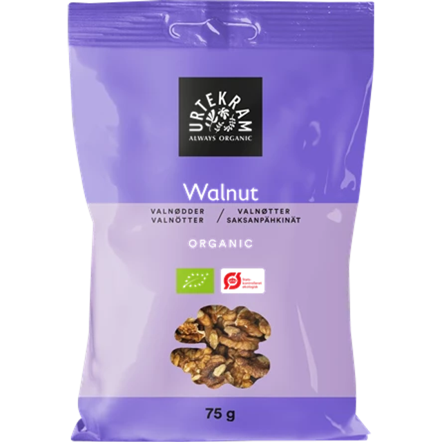 Urtekram Valnötskärnor EKO - 75 g