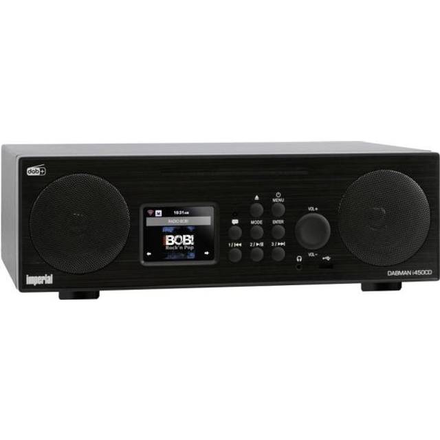 imperial DABMAN i450 Hybrid Stereo Radio DAB+ / FM / Internet /Bluetooth Vit-Silver