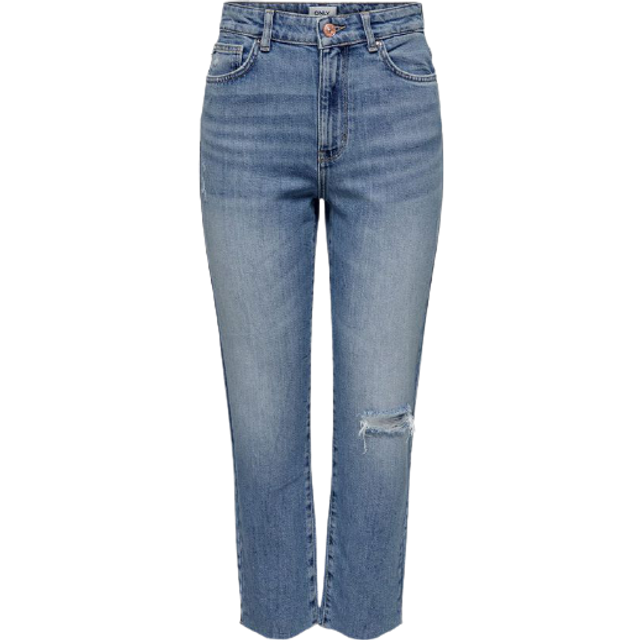Only - Jeans onlEmily Life HW ST CR AK DT Dot308 - Blå