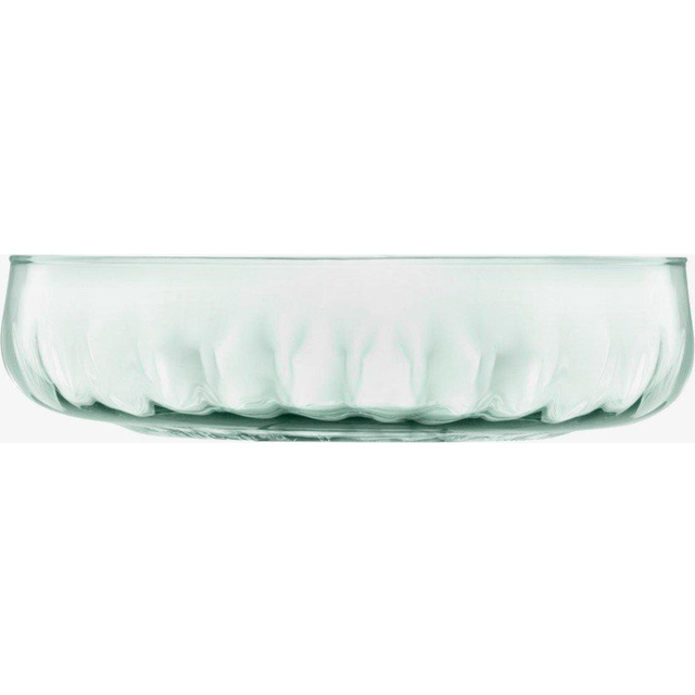 LSA Recycled & Part Optic Glass Mia 31cm Low Bowl