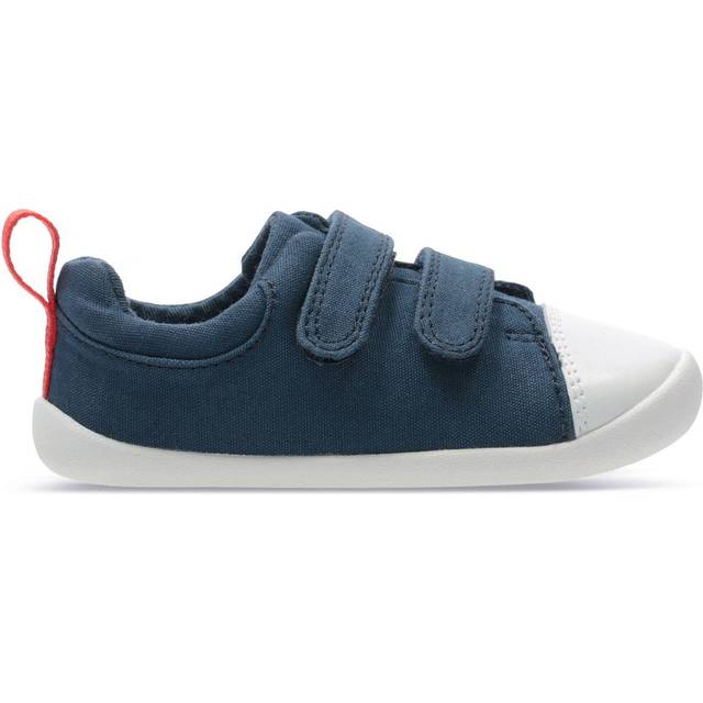 Clarks First Roamer Craft Canvas Baby Shoe, Navy, Size 3 Younger