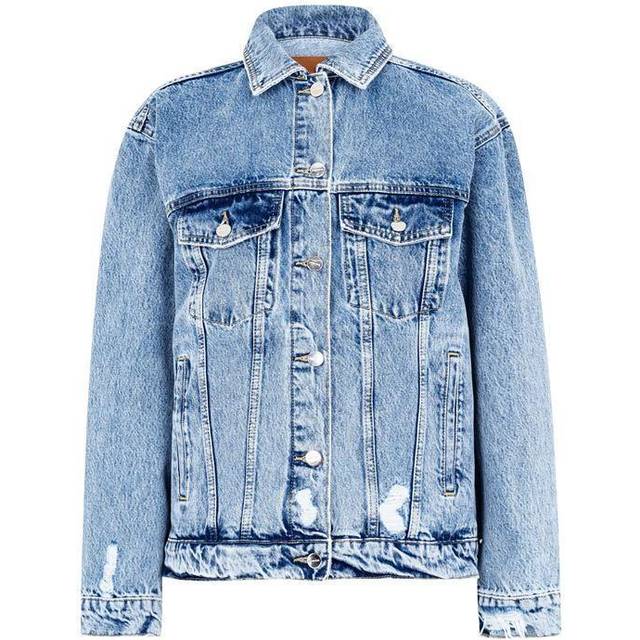 ANINE BING Blue Rory Denim Jacket - Vintage Blue - M