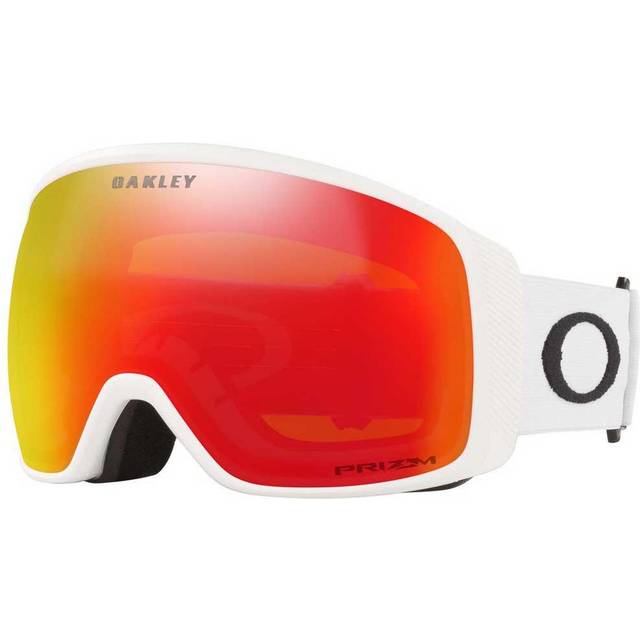 Oakley Man OO7104 FLIGHT TRACKER L 710411 Skidglasögon O_matter Vit Orange Mask Normal Prizm