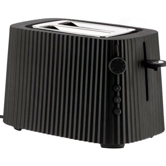 Alessi - Plissé Toaster / Grey - Brödrostar - Michele De Lucchi - Grå
