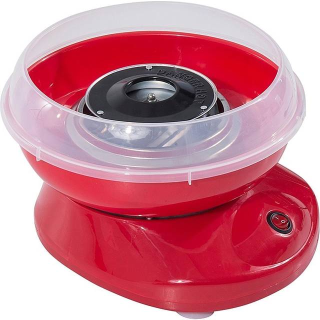 HOMCOM Sugar for Candy Floss Machine Electric Cotton Candy Maker Gadgetry 450W (Red)