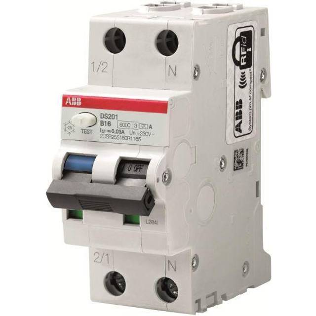 DS201A-C16/0,03AP-R - Earth leakage circuit breaker C16/0A DS201A-C16/0,03AP-R