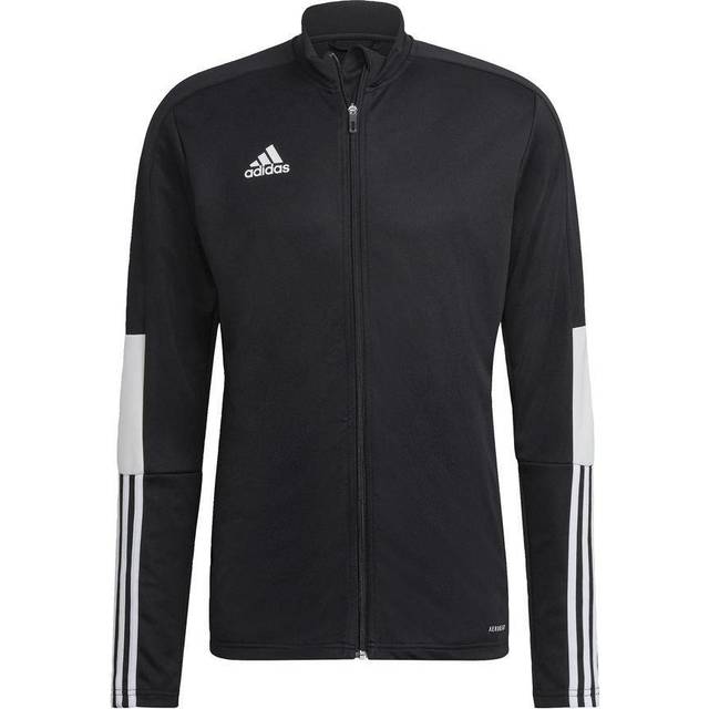 adidas Träningsjacka Tiro Essentials - Svart/Vit - ['Svart'] (X-Small)