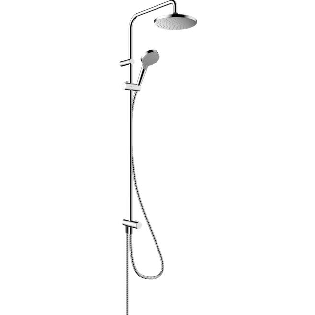 Hansgrohe Vernis Blend Riser Kit Round Drencher Head Handset Adjustable Chrome