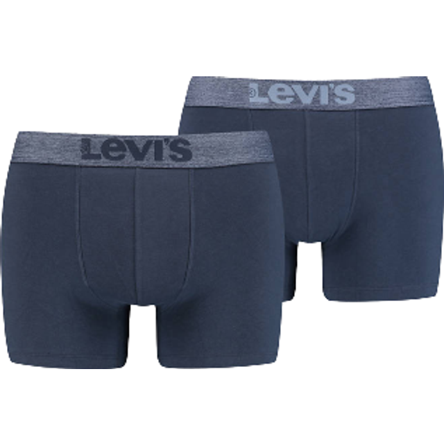 Levi's Brief Boxershorts 2-Pack Navy Melange Blue Dark Blue size S