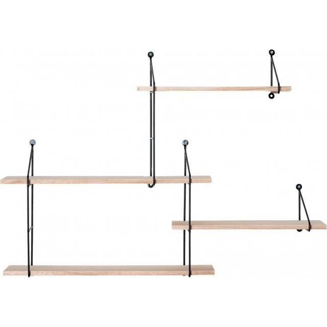 Étagère en bois avec cadre House Nordic Harlem - Beige - 99x17.5x62 cm