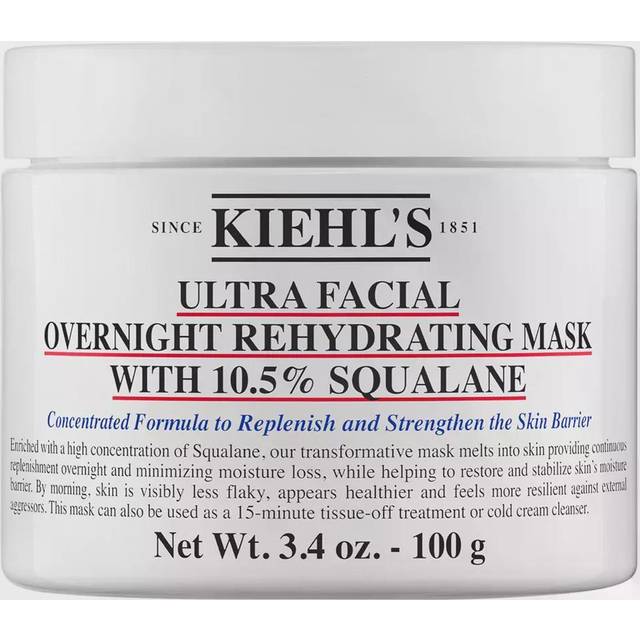 Kiehl's Face Skin Care Ultra Facial Overnight Rehydrating Mask mit 10.5% Squalan