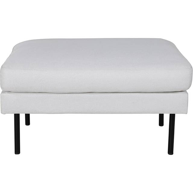 Venture Home 15558-657 Zoom Ottoman, 100% polyestersammet, svart, brun