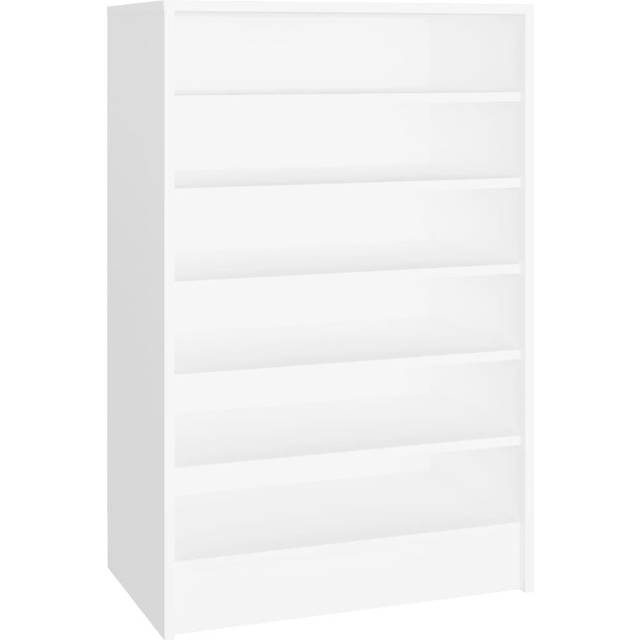 vidaXL Shoe Cabinet Concrete Grey 60x35x92 cm Engineered Wood