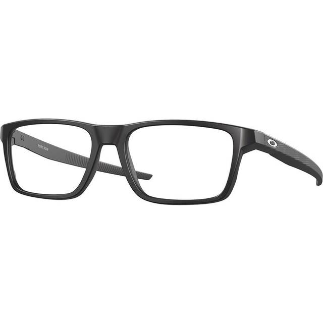 Oakley Port Bow OX 8164 05, including lenses, RECTANGLE Glasses, MALE - Black