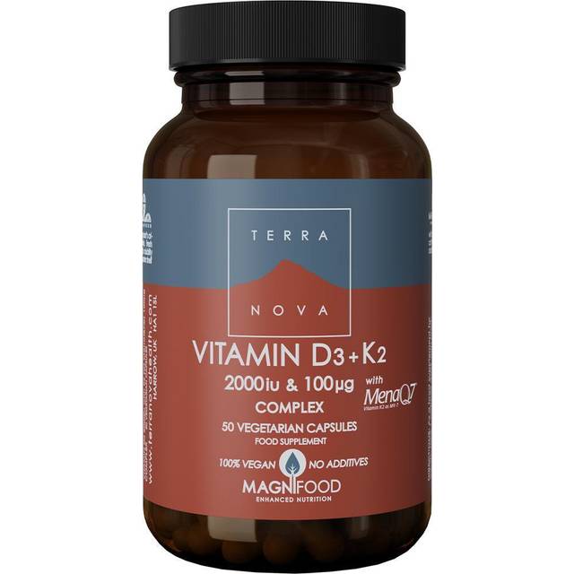 Vitamin D3 2000iu & K2 100µg Complex - Terranova