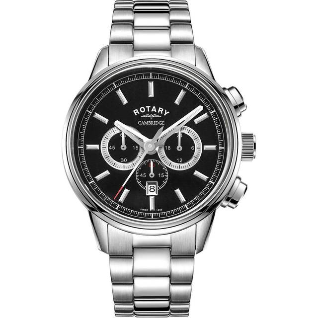 Rotary Watch Cambridge Chronograph Mens - Black