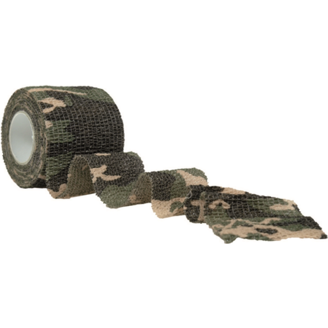 Mil-Tec Self Adhesive Camo Tape - Woodland
