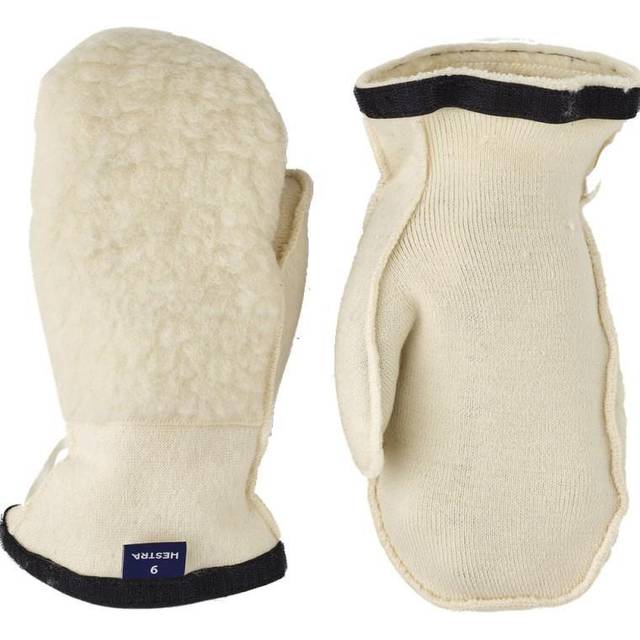Hestra Heli Ski Wool Liner Mitt Handskar Storlek 5 Färg beige
