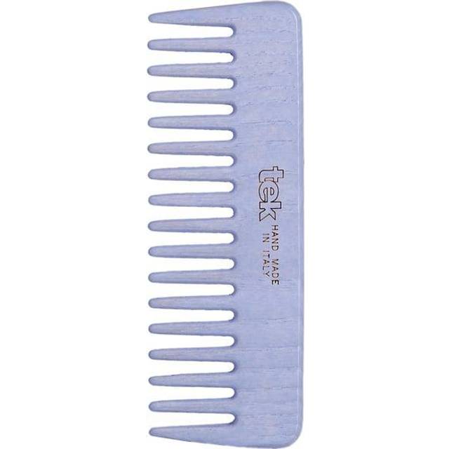 TEK Natural Small Hair Comb with wide teeth Blue