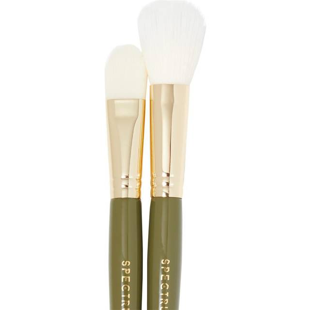 Spectrum KJH 2 Piece Face Brush Set, Green, Women