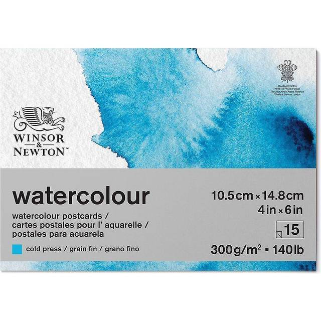 Winsor & Newton : Classic : Watercolour Paper : Postcard Pad : 300gsm : 15 Sheets : Cold Pressed : A6