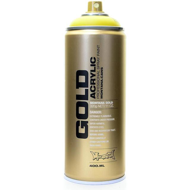 Montana GOLD Acrylic Spray Paint 400ml Curry G1050 - Yellow