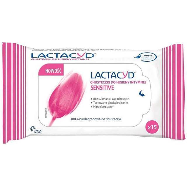 Lactacyd Intimate Cleansing Wipes Sensitive 15-pak