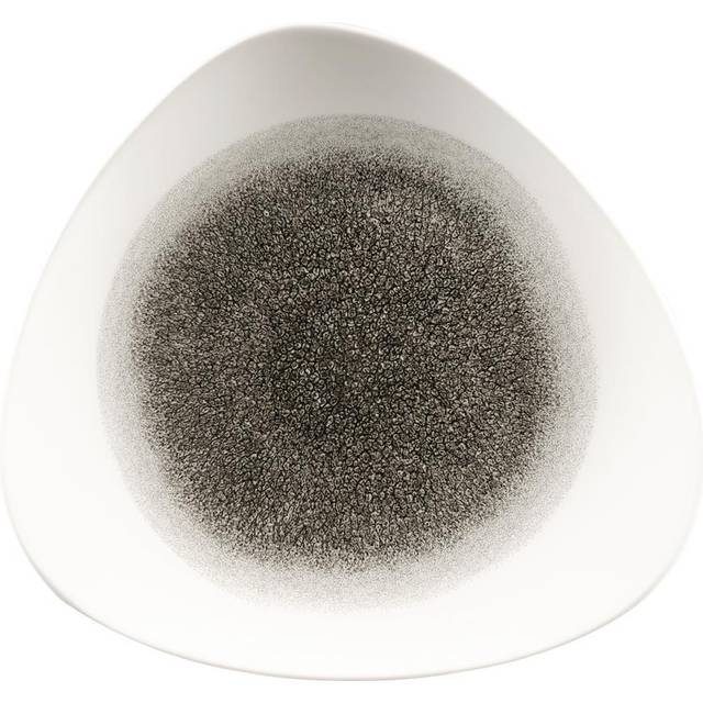 Churchill Raku Quartz Black Lotus Plate - 12"- you get 6 - black lotus
