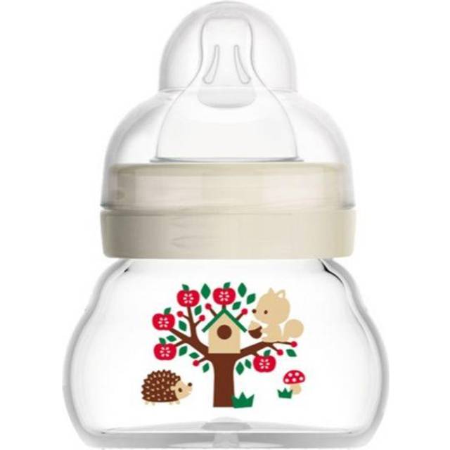 MAM Feel Good Forest, Glass Baby Bottle 90ml Assorted