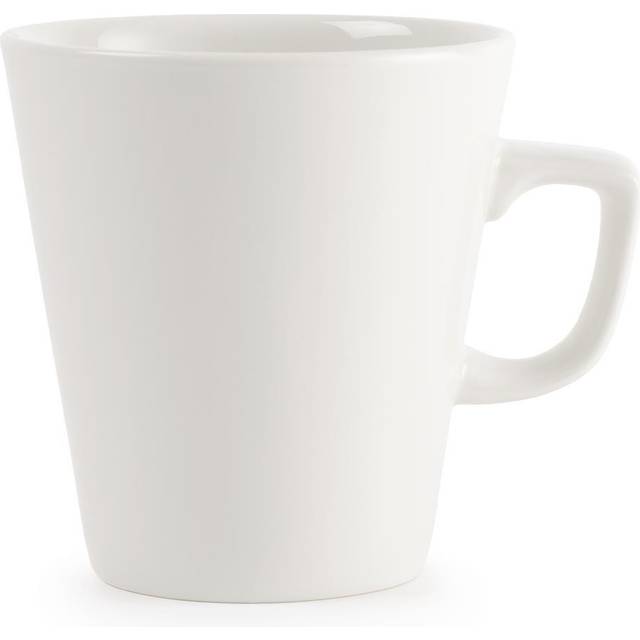 Churchill Plain Whiteware Cafe Latte Mugs 440ml (Pack of 6)