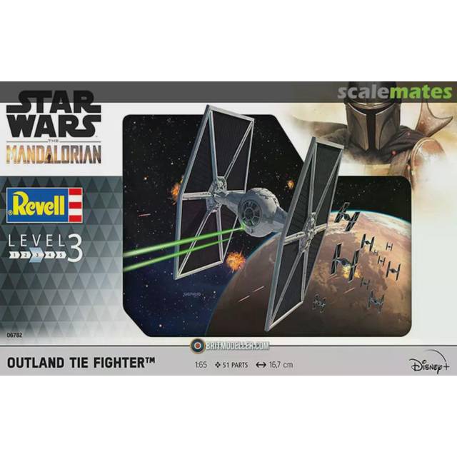 RV06782 - Revell 1:65 - The Mandalorian Outland TIE Fighter