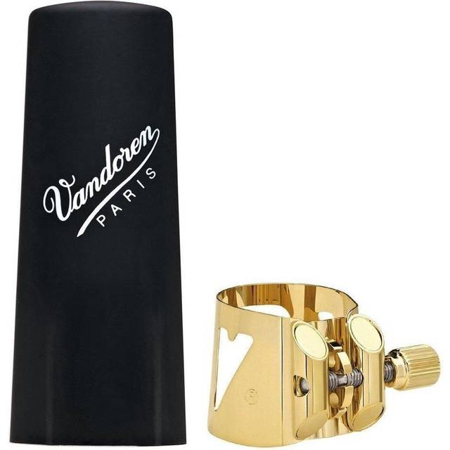 Vandoren Blattschraube Tenorsax Ebonite Optimum vergoldet, Plastik Kapsel, LC08P