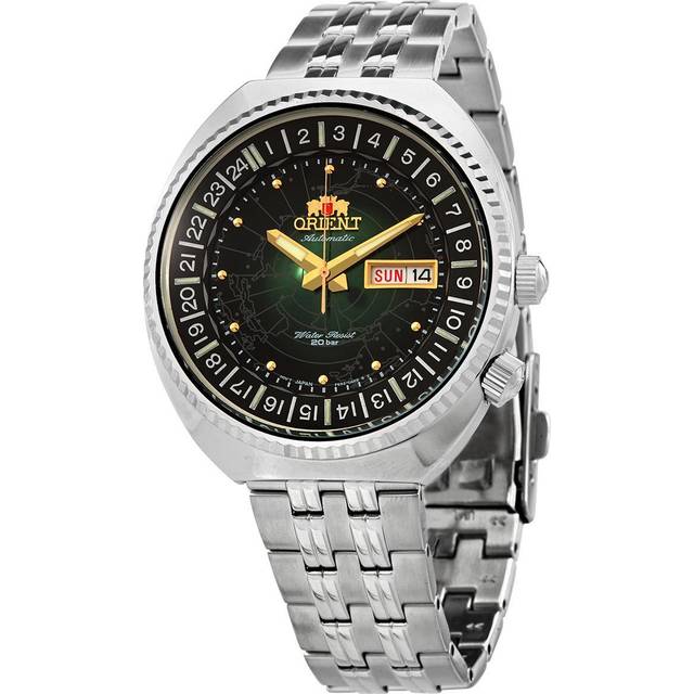 Orient World Map Revival Stainless Steel Automatic Diver's RA-AA0E02E19B RA-AA0E02E39B 200M Men's Watch
