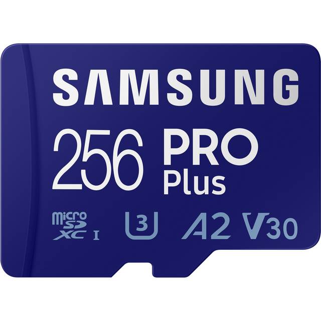 Samsung PRO Plus microSDXC 256GB & USB Card Reader - Minneskort