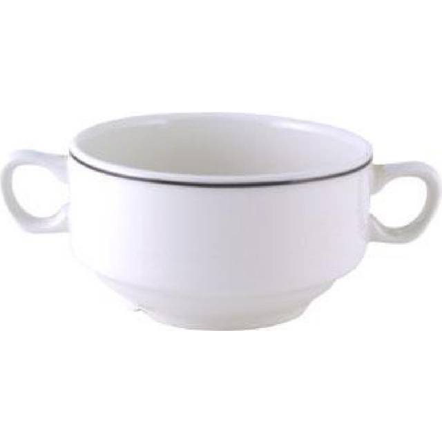 Churchill Black Line Soup Bowls 398ml (Pack of 24)