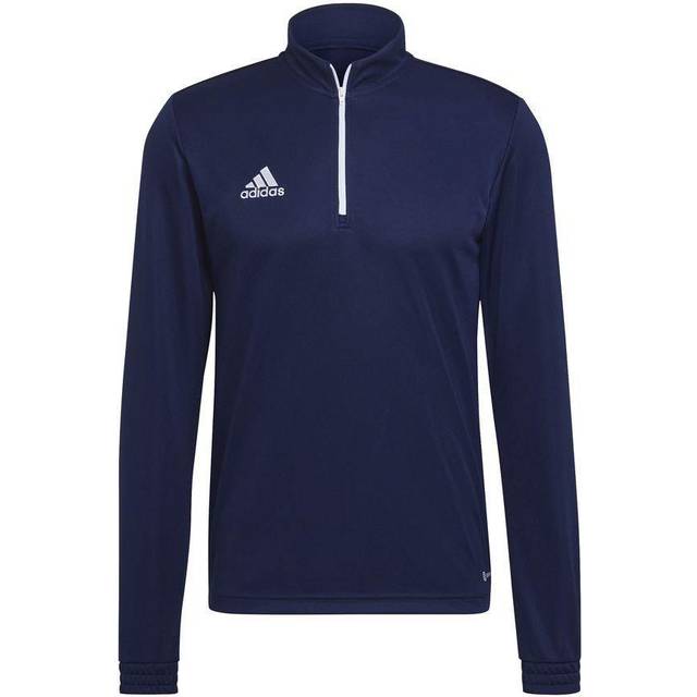 adidas Entrada 22 Halfzip Herren Trainings-Pullover nachhaltiges Sport-Shirt mit AEROREADY Technologie HB5327 Dunkelblau