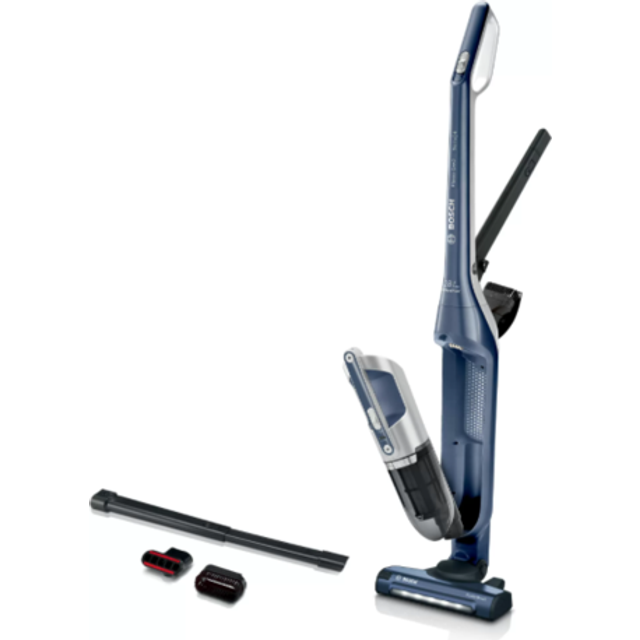 Bosch Flexxo Serie | 4 BCH3K2851 - Dammsugare - skaft/handhållen (2-i-1) - utan påse - sladdlös - blåmetallisk