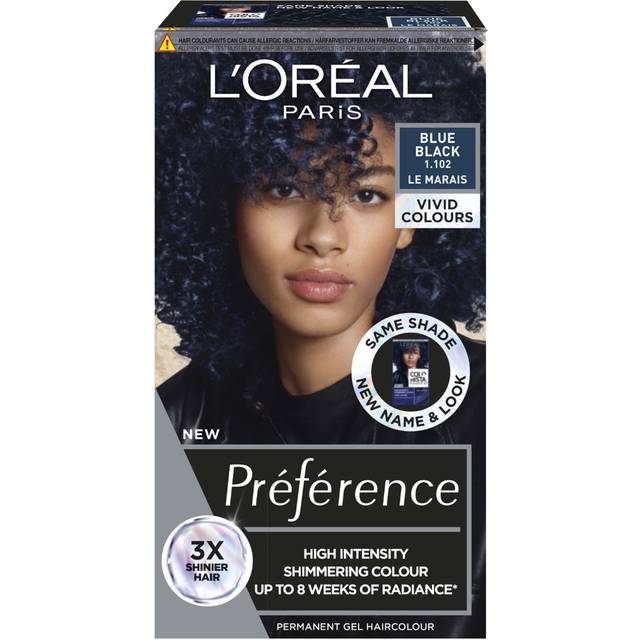 Preference Vivids Colorista Hair Dye Blue Black 1.102